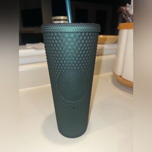 Starbucks Matte Green Venti Studded Tumbler